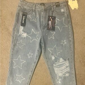 NWT!!! Rhinestone jeans